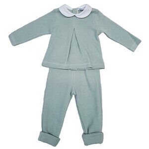 Babidu Canutillo Shirt and Pant Set - Dusty Green - NEW